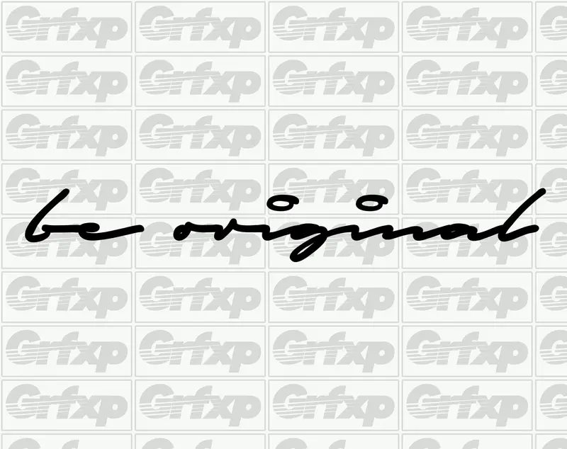 Be Original Sticker 1