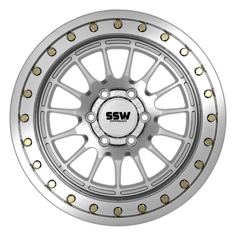 Beadlock Dakar / Machined Silver / 17X9.0 -25 1