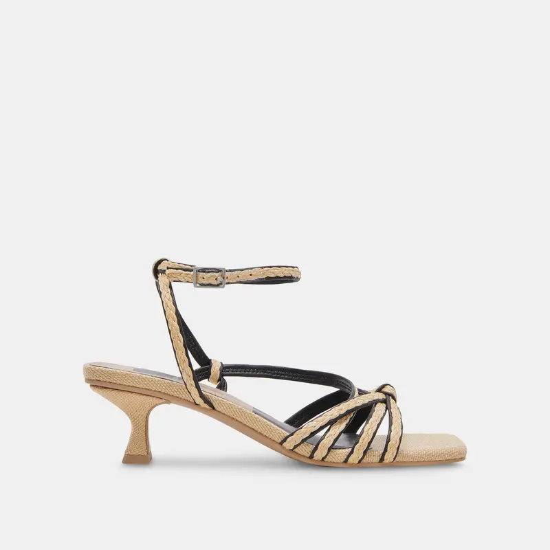 Bev Braid Wide Heels Black Natural Jute - Re:Vita 1