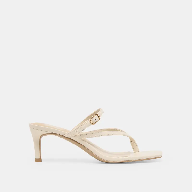 Biaga Heels Off White Leather 1