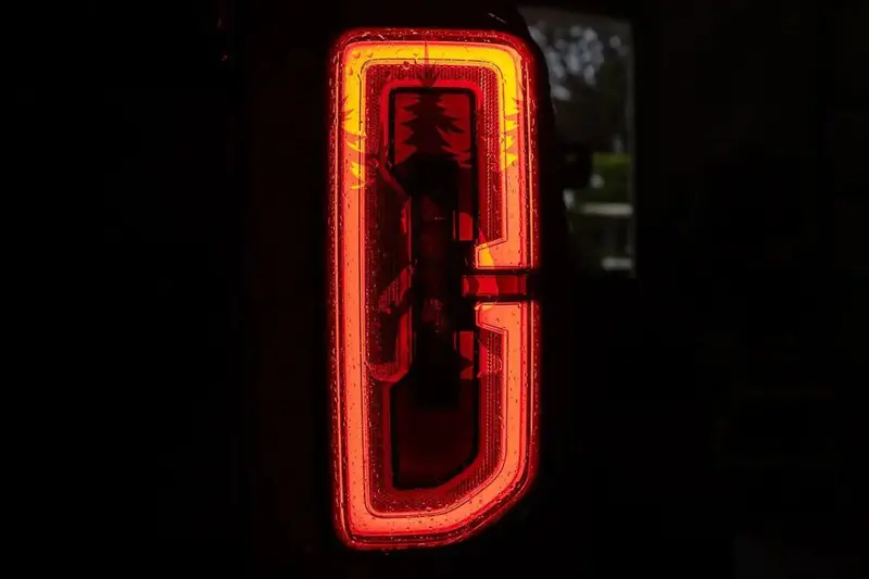 Bigfoot Aka Sasquatch In The Woods Tail Light Overlays For 2021+ Bronco 2