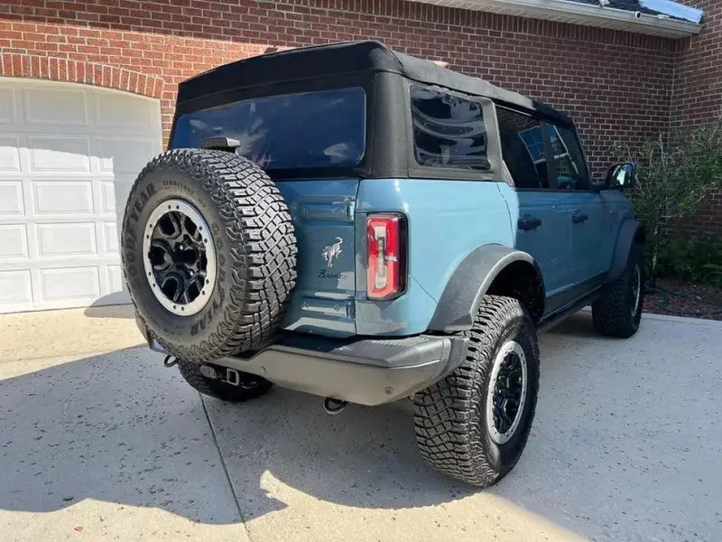 Bigfoot Aka Sasquatch In The Woods Tail Light Overlays For 2021+ Bronco 7
