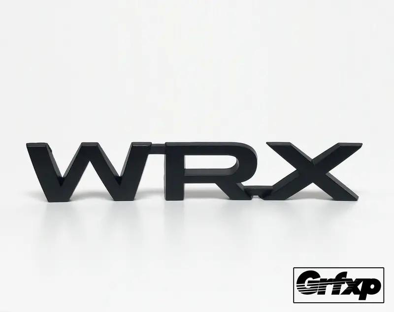 Black Wrx Rear Emblem 1
