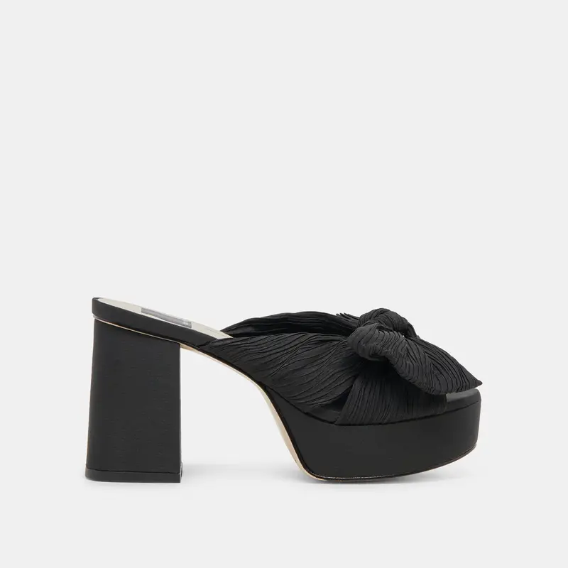 Blare Heels Onyx Satin - Re:Vita 1