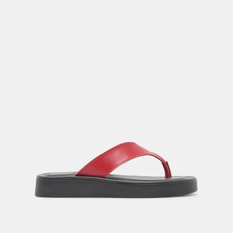 Blayze Sandals Red Leather 1