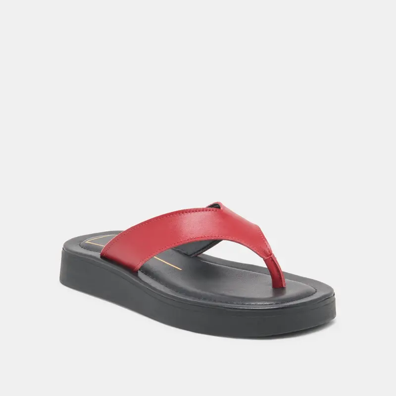 Blayze Sandals Red Leather 2