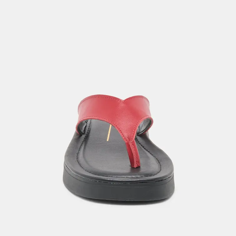 Blayze Sandals Red Leather 6