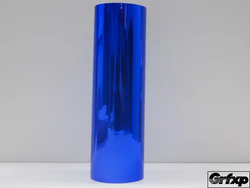 Blue Chrome Specialty Vinyl (By The Foot) 1