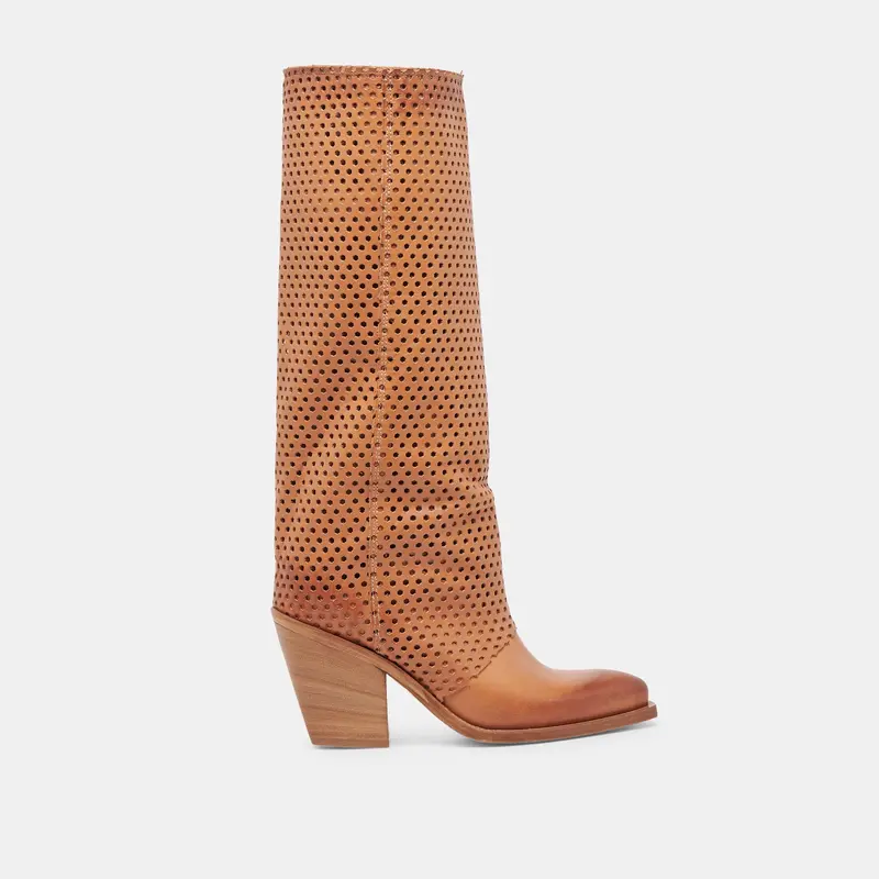Boone Boots Cognac Leather 1
