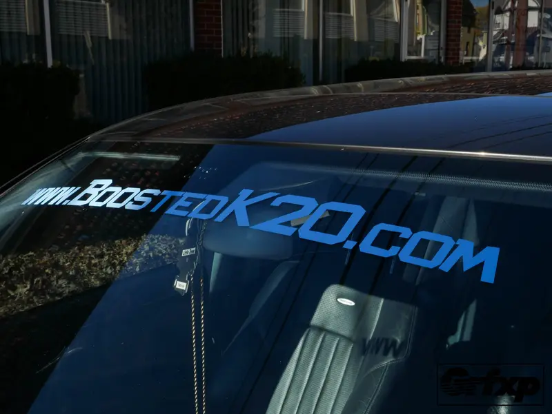 Boostedk20.Com Windshield Banner 1