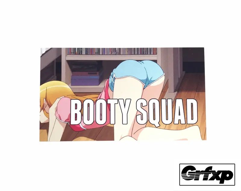 Bootysquad Butt In Air Printed "Slap" Sticker 1