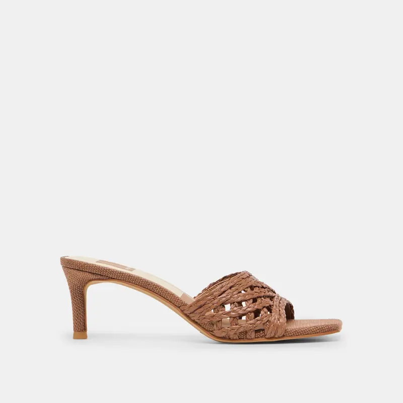 Bowen Heels Cognac Raffia 1