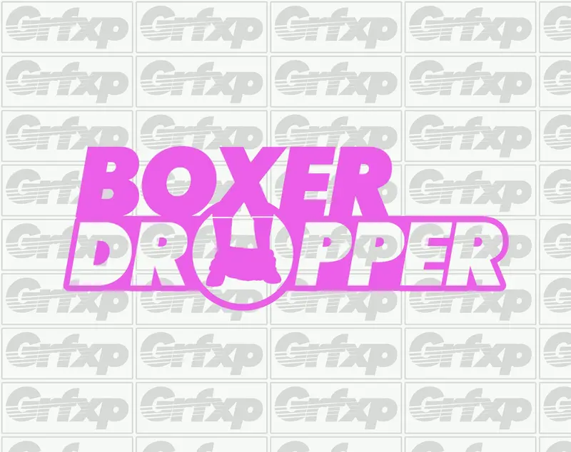 Boxer Dropper Sticker 1