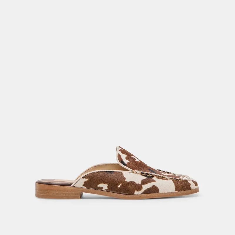 Bradly Flats Cocoa Taurus Calf Hair 1