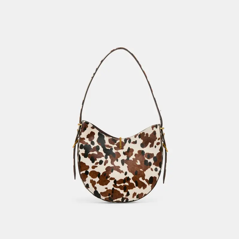 Bree Shoulder Bag Cocoa Calf Hair 1