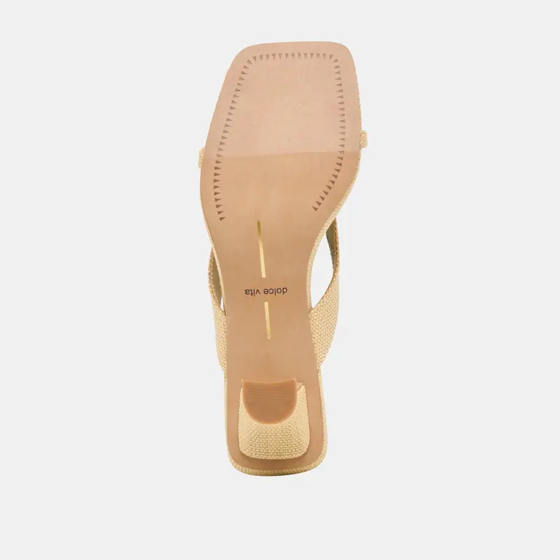 Brevel Heels Natural Raffia 11