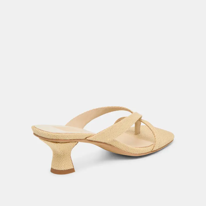 Brevel Heels Natural Raffia 5
