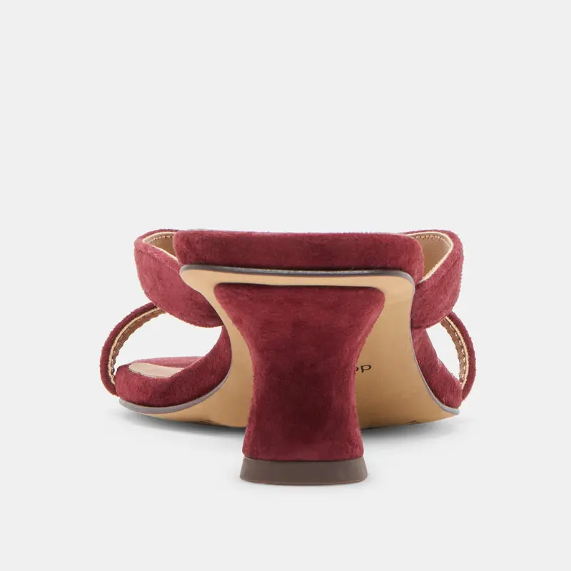 Brevel Heels Oxblood Suede 11