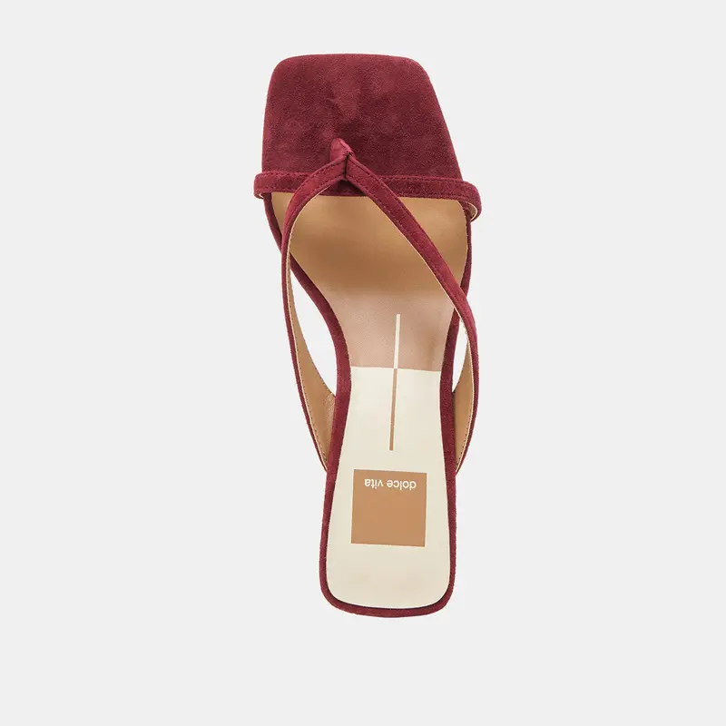 Brevel Heels Oxblood Suede 12