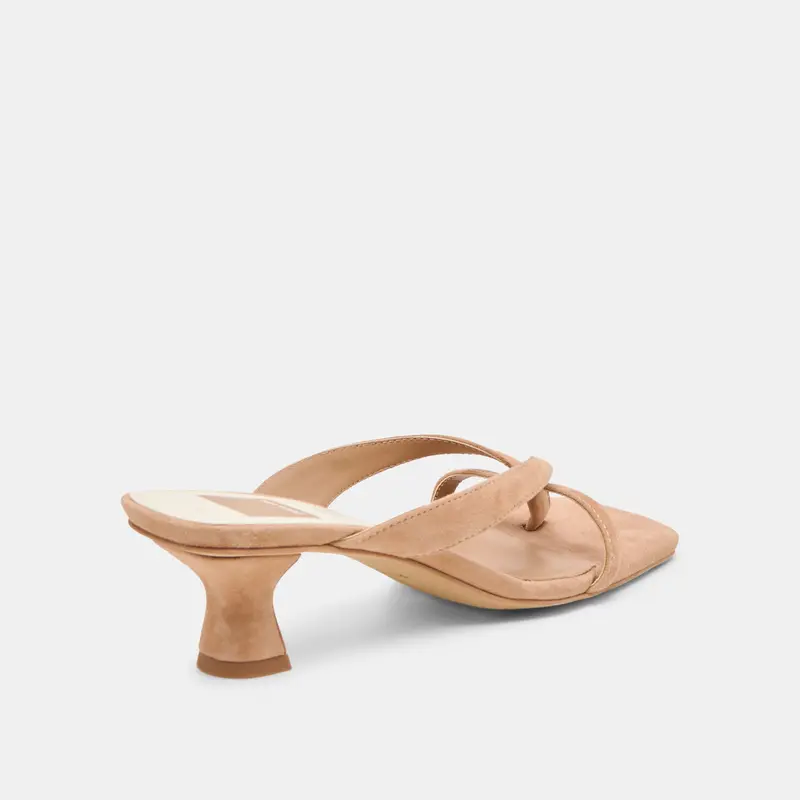 Brevel Heels Toffee Suede 3