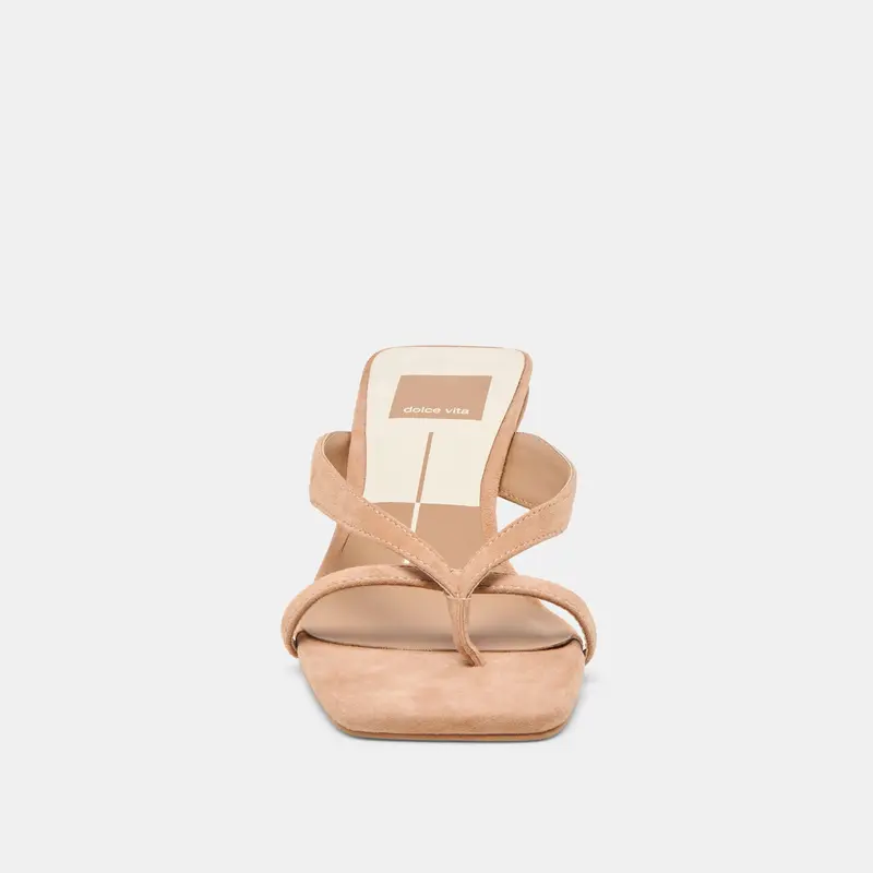 Brevel Heels Toffee Suede 6