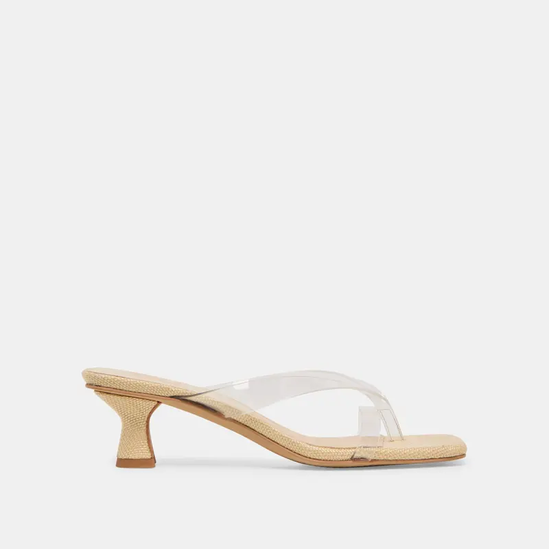 Brevel Vinyl Heels Crystal Jelly 1
