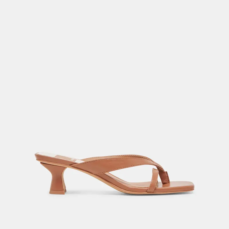 Brevel Wide Heels Saddle Leather 1