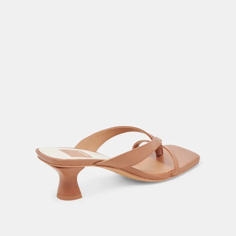 Brevel Wide Heels Saddle Leather 3