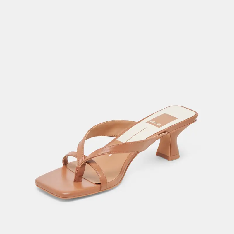 Brevel Wide Heels Saddle Leather 4