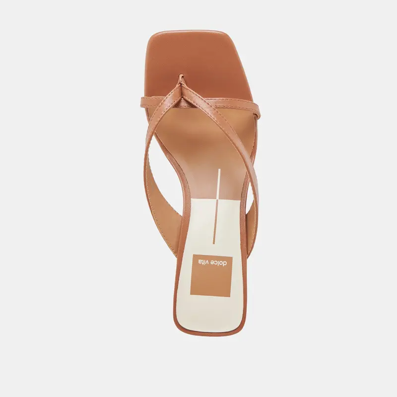 Brevel Wide Heels Saddle Leather 8