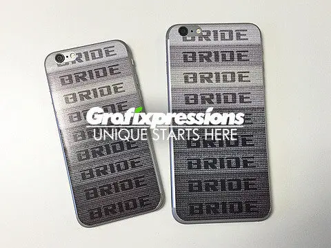 Bride Gradient Iphone Skin With Crystal Clear Case (For Most Models) 1