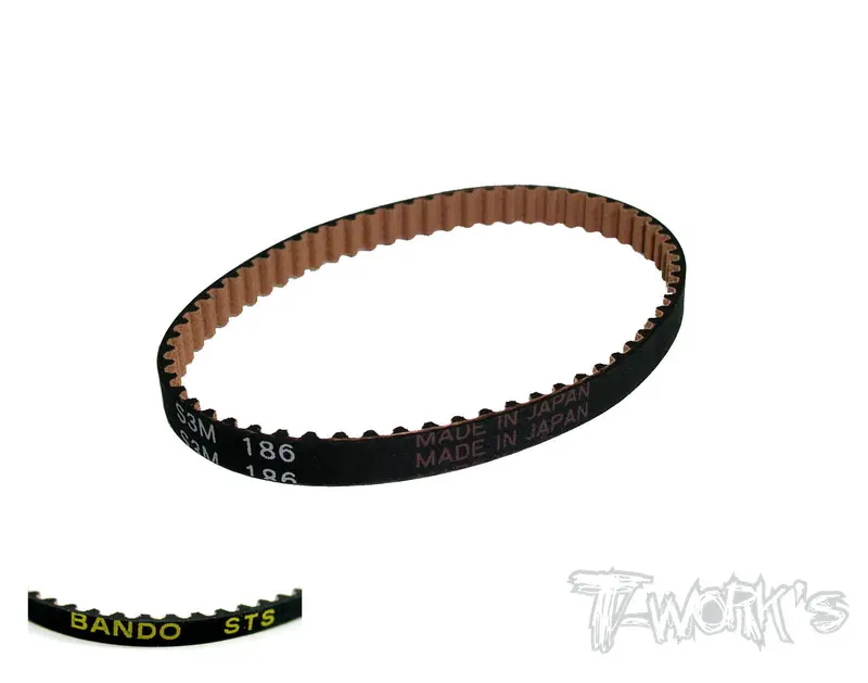 Bt-011 Low Friction Front Belt ( Xray Nt1 )& Rear Belt ( Serpent 747 ) 5X186mm 1