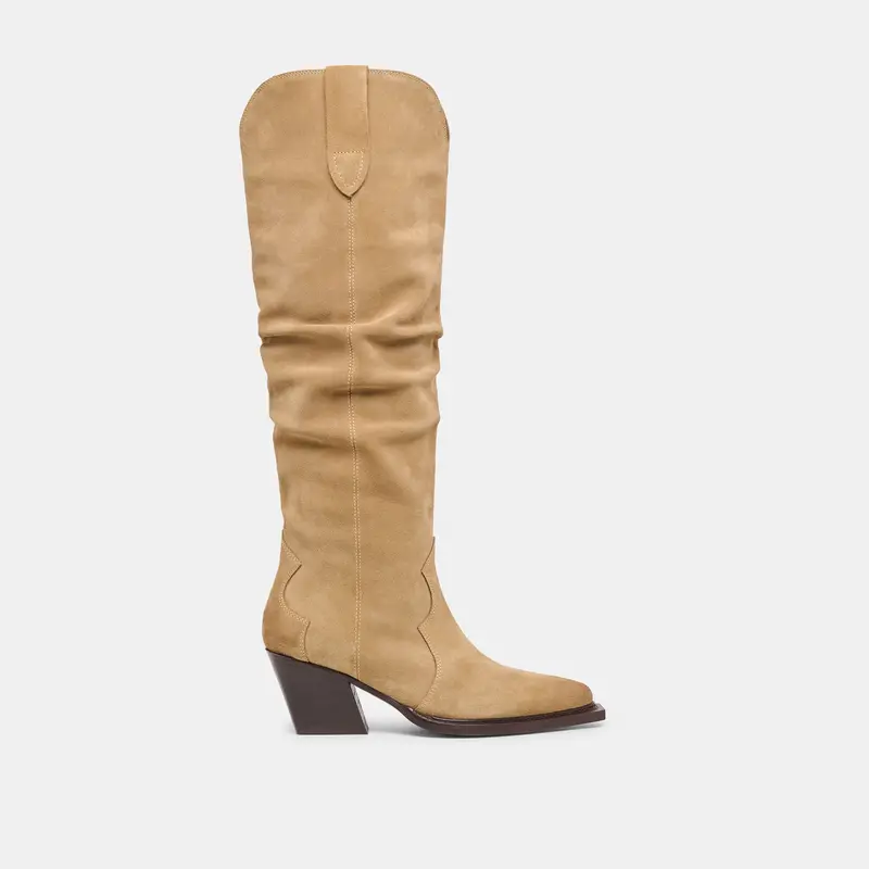 Buckly Boots Camel Suede 1