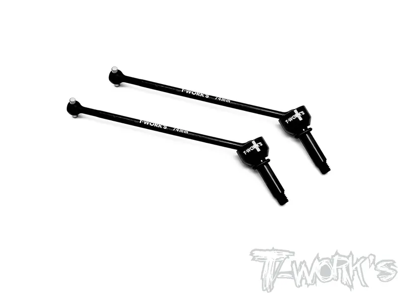 C-22X-4-F	Steel Front Cvd Set 74Mm ( For Tlr 22X-4 ) 2Pcs. 1