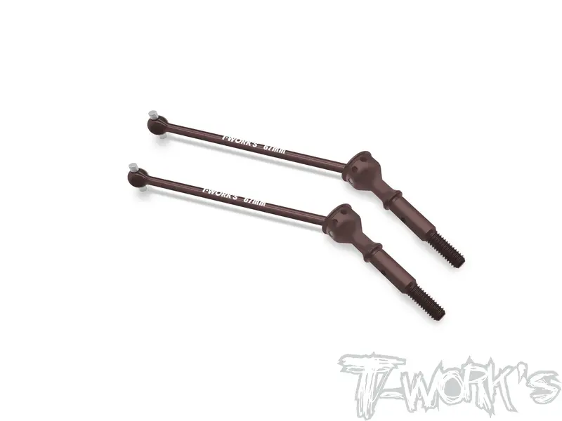 C-22Xdc    Steel Rear Cvd Set  67Mm ( For Tlr 22X Dc ) 2Pcs. 1
