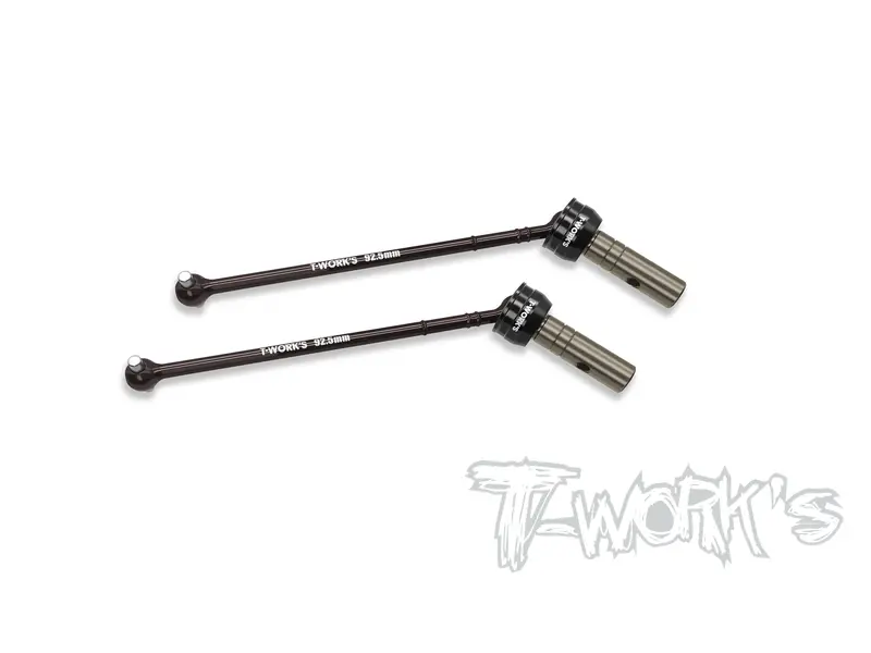 C-F8-Al   Steel F & R Cvd Set 92.5Mm With Alum.Axle Shaft ( For Sparko F8 & Sworkz 35.4 ) 2Pcs. 1