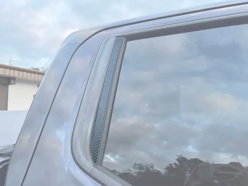 C-Pillar Accent Overlays Fits 2019-2024 Chevrolet Silverado Hd 1