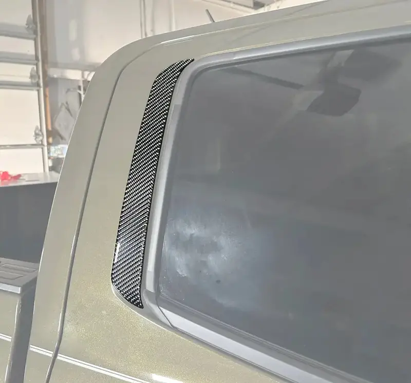 C Pillar Overlays Fits 2023-2026 Chevrolet Colorado & Gmc Canyon 1