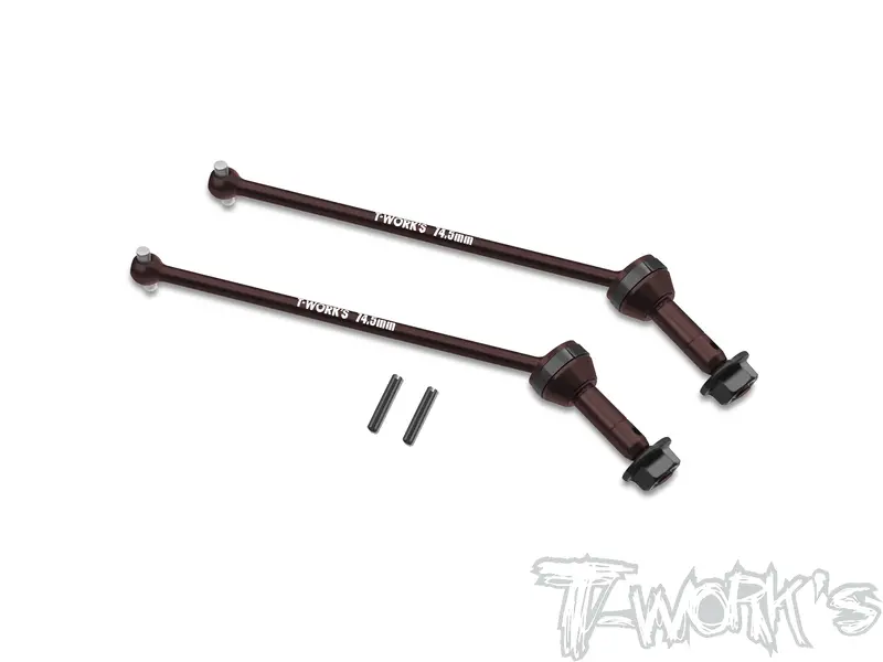 C-Rc10-4Wd-F-M4	Steel Front Cvd Set M4 Thread ( For Team Associated Rc10 4Wd )2Pcs. 1