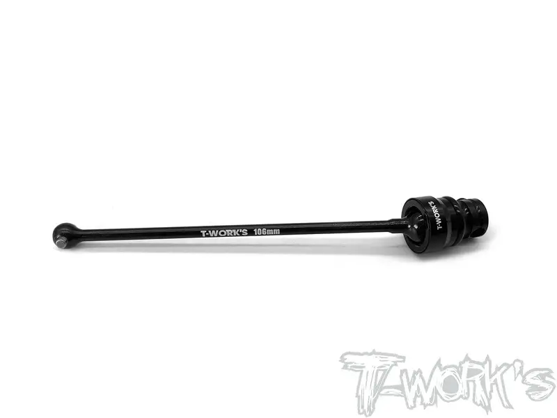 C-Rc8-Cr Steel Rear Center Cvd 106Mm ( For Team Associated Rc8 B3.2/3.1 ) 1