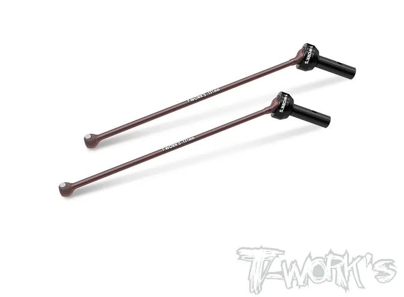 C-Rc8t4   Steel F & R Cvd Set 131Mm ( For Team Associated Rc8 T4/T4e )  2Pcs. 1