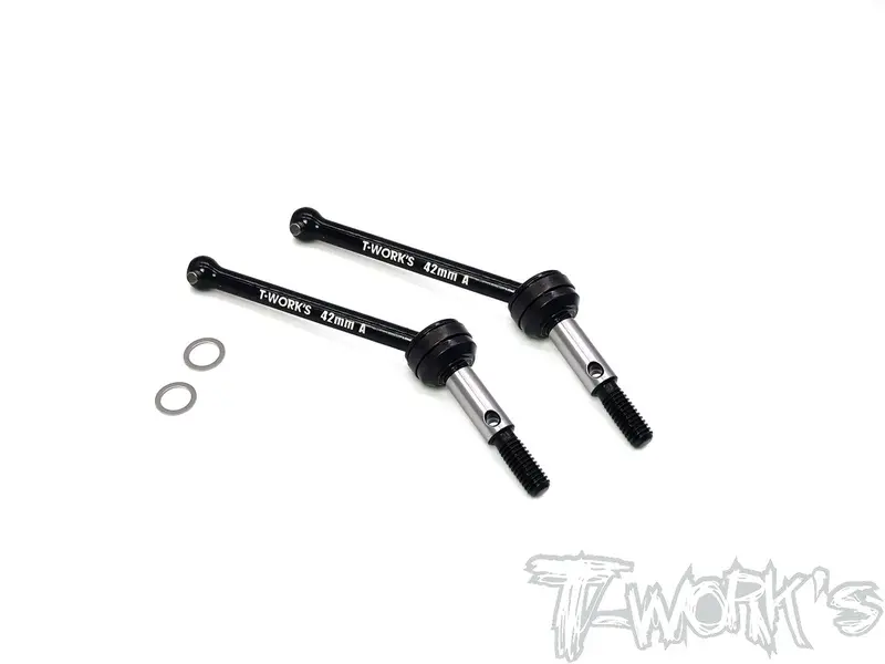 C-Tc01-A 7075-T6 Alum. F & R Cvd Set 42Mm ( For Tamiya Tc-01/Xv-01 )  2Pcs. 1
