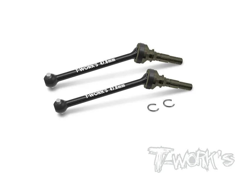 C-X423-Aa	7075-T6 Alum. Cvd Set With Alum Drive Axle 47.8Mm ( For Xray X4'23 )  2Pcs. 1