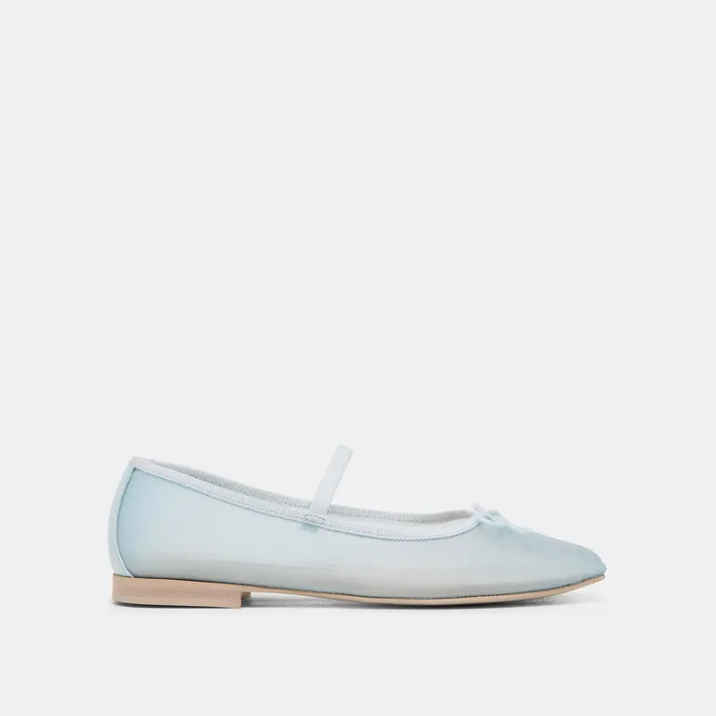 Cadel Ballet Flats Ice Blue Mesh 1