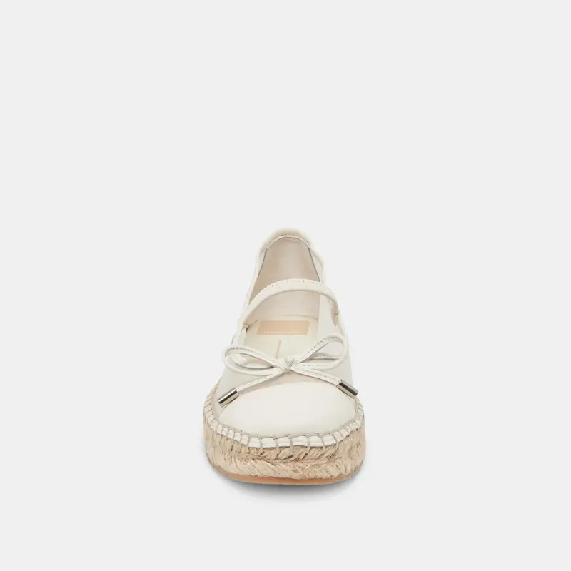 Cambre Ballet Flats White Mesh 11