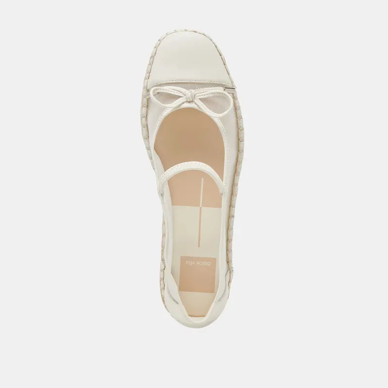 Cambre Ballet Flats White Mesh 13