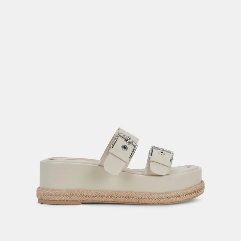 Canyon Sandals Ivory Leather - Re:Vita 1