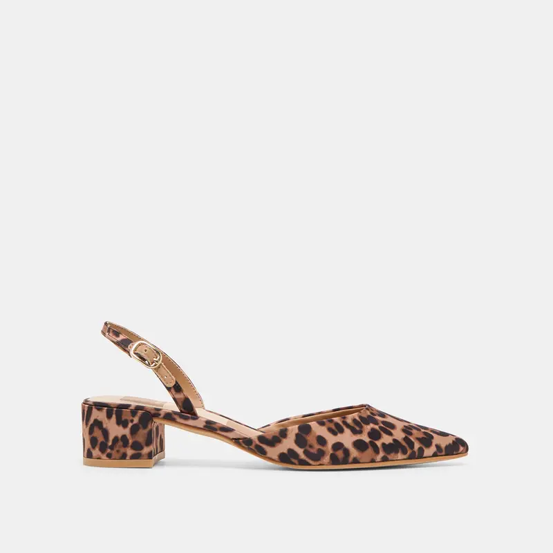 Carel Heels Dk Leopard Satin 1