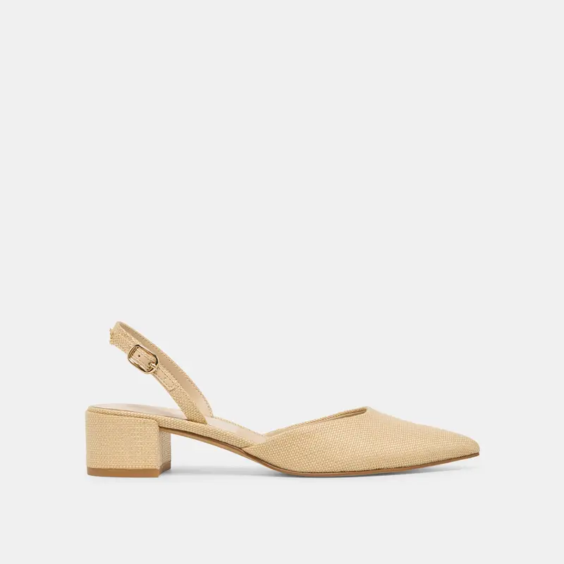 Carel Heels Light Natural Raffia 1