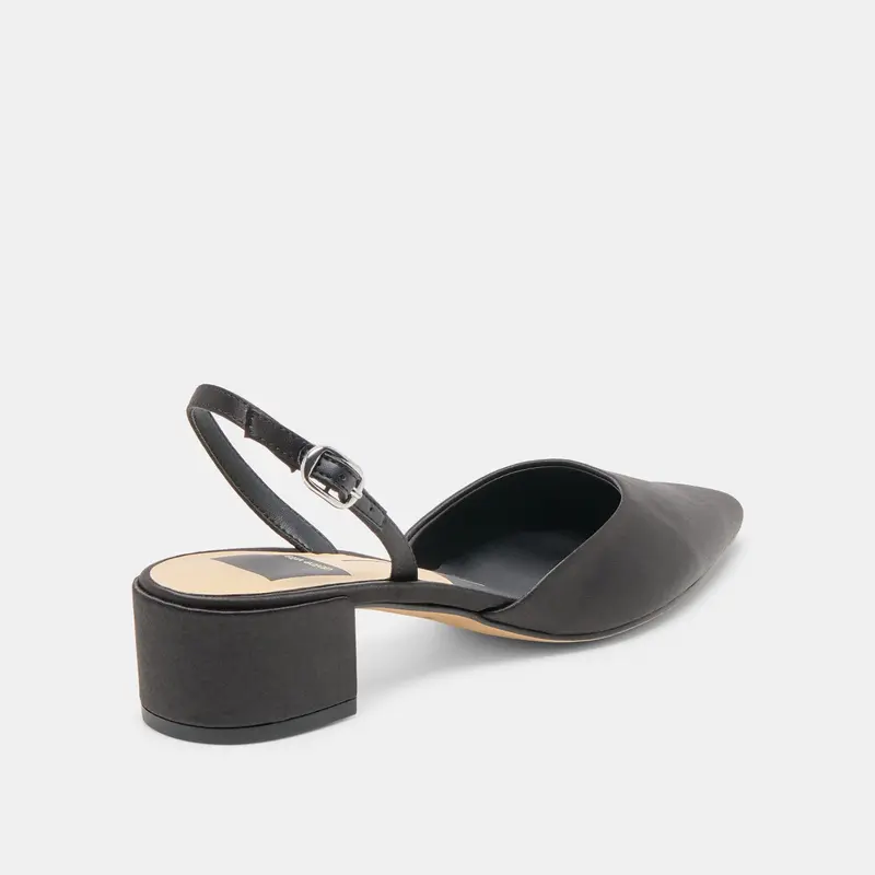 Carel Heels Onyx Satin 4